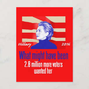 Hillary 2016-Briefkaart Briefkaart