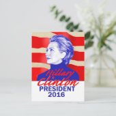 Hillary 2016-Briefkaart Briefkaart (Staand voorkant)