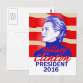Hillary 2016-Briefkaart Briefkaart (Voorkant / Achterkant)