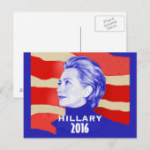 Hillary 2016-Briefkaart Briefkaart (Voorkant / Achterkant)