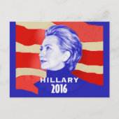Hillary 2016-Briefkaart Briefkaart (Voorkant)