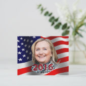 Hillary 2016-Briefkaart Briefkaart (Staand voorkant)