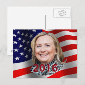 Hillary 2016-Briefkaart Briefkaart (Voorkant / Achterkant)