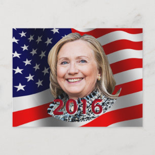 Hillary 2016-Briefkaart Briefkaart