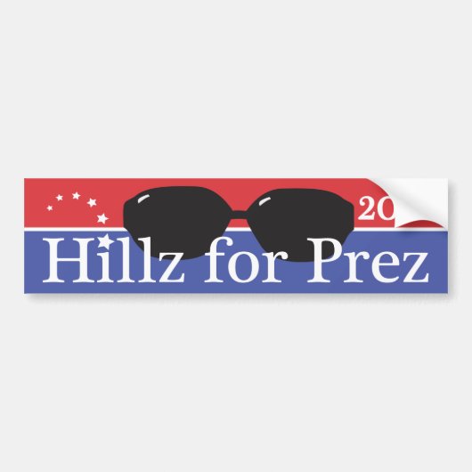 Hillary 2016 bumpersticker (Voorkant)