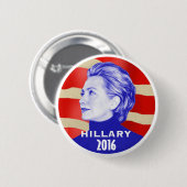 Hillary 2016-Button Ronde Button 5,7 Cm (Voorkant /achterkant)