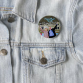 Hillary 2016-Button Ronde Button 5,7 Cm (In situ)