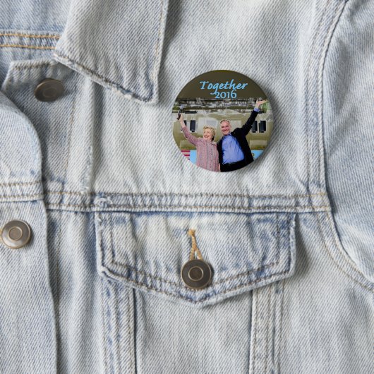 Hillary 2016-Button Ronde Button 5,7 Cm (In situ)