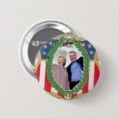 Hillary 2016-Button Ronde Button 5,7 Cm (Voorkant /achterkant)