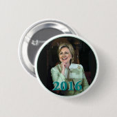 Hillary 2016-Button Ronde Button 5,7 Cm (Voorkant /achterkant)
