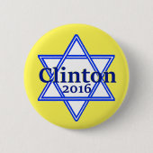 Hillary 2016-Button Ronde Button 5,7 Cm (Voorkant)