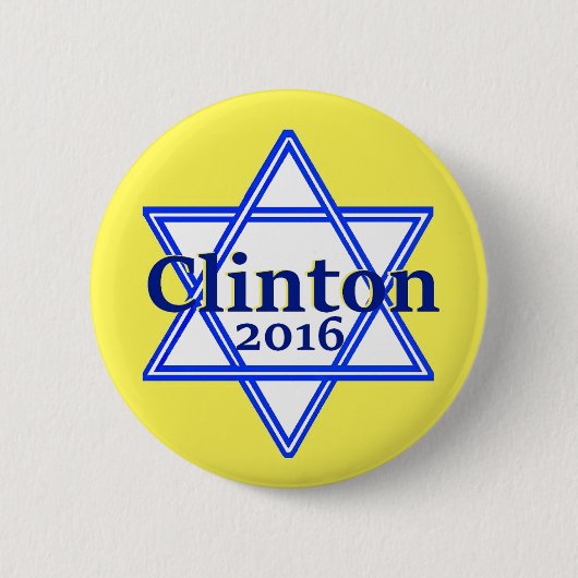 Hillary 2016-Button Ronde Button 5,7 Cm (Voorkant)