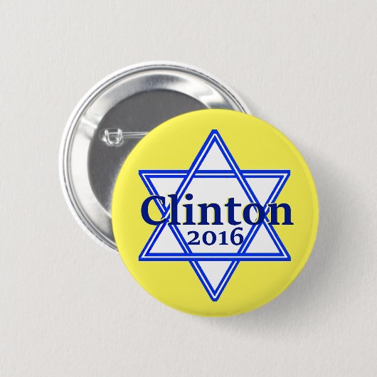 Hillary 2016-Button Ronde Button 5,7 Cm (Voorkant /achterkant)