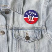 Hillary 2016-Button Ronde Button 5,7 Cm (In situ)