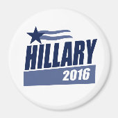 HILLARY 2016 CAMPAGNE BANNER.png Magneet (Voorkant)
