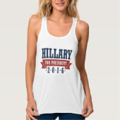 HILLARY 2016 CERTIFIED RIBBON TANKTOP (Voorkant)