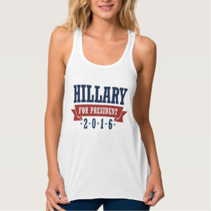 HILLARY 2016 CERTIFIED RIBBON TANKTOP