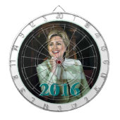 Hillary 2016 dartbord (Voorkant)