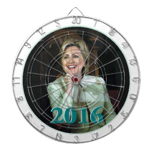 Hillary 2016 dartbord