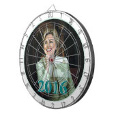 Hillary 2016 dartbord (Voorkant Rechts)