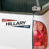 HILLARY 2016 DIAGONAL WEDGE -.png Bumpersticker (Op Truck)