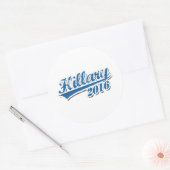 HILLARY 2016 JERSEY OUTLINE.png Ronde Sticker (Envelop)