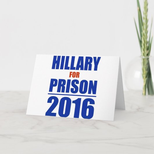 Hillary 2016 kaart (Voorkant)