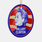 Hillary 2016 keramisch ornament (Rechts)