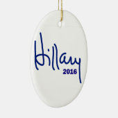 Hillary 2016 keramisch ornament (Rechts)