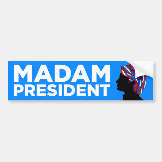 Hillary 2016: "Mevrouw President" Bumpersticker