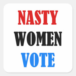 Hillary 2016 Nasty Vrouw sticker