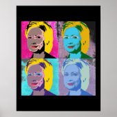 HILLARY 2016 Pop Art - copy Poster (Voorkant)