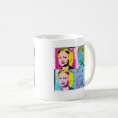 hillary 2016 pop art - -  koffiemok (Voorkant rechts)