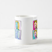 hillary 2016 pop art - -  koffiemok (Center)