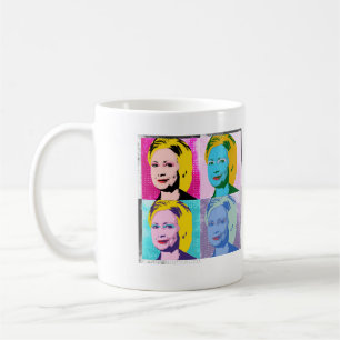 hillary 2016 pop art - - koffiemok
