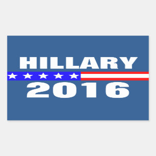 Hillary 2016 Presidentiële verkiezingscampagne Rechthoekige Sticker