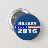 Hillary 2016 Presidentiële verkiezingscampagne Ronde Button 5,7 Cm (Voorkant /achterkant)