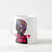 Hillary 2016: Retro Design Coffee-Mok Koffiemok (Voorkant links)