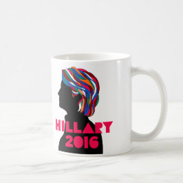 Hillary 2016: Retro Design Coffee-Mok Koffiemok