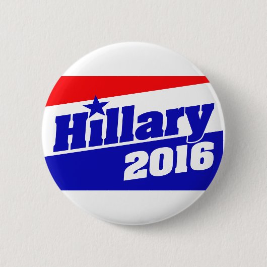 Hillary 2016 ronde button 5,7 cm (Voorkant)