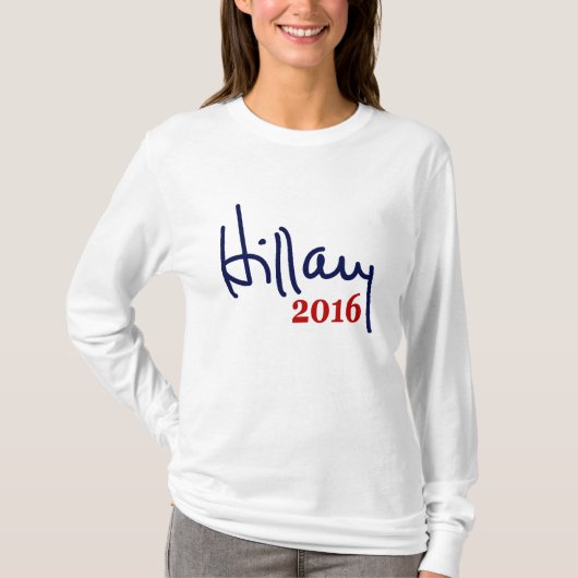 Hillary 2016 Signature T-shirt (Voorkant)