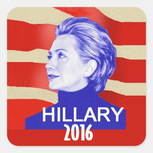 Hillary 2016 Sticker (Voorkant)