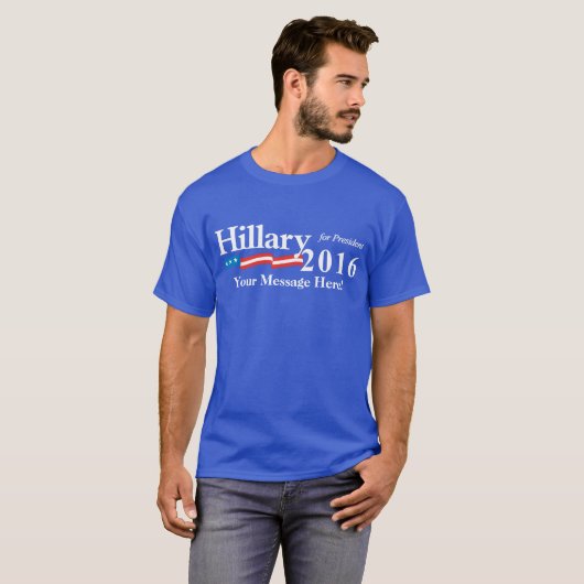Hillary 2016 t-shirt (Voorkant volledig)