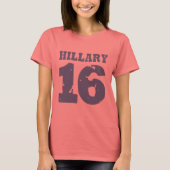 HILLARY 2016 UNIFORM DISTRESSED T-SHIRT (Voorkant)