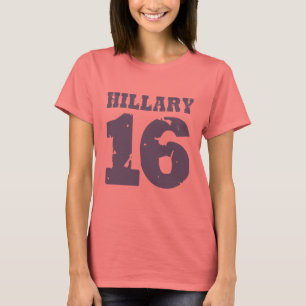 HILLARY 2016 UNIFORM DISTRESSED T-SHIRT