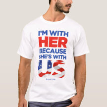 Hillary 2016 White/Light T-shirt