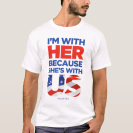 Hillary 2016 White/Light T-shirt