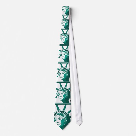 Hillary als Lady Liberty Stropdas (Voorkant)