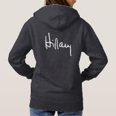 HILLARY AUTOGRAPH HOODIE (Achterkant)