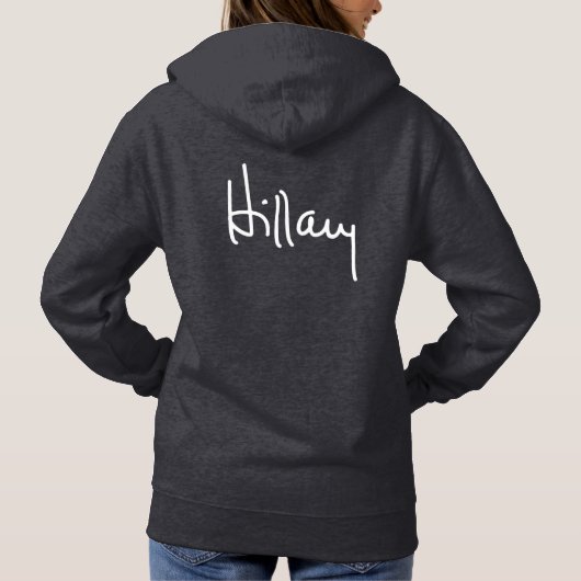 HILLARY AUTOGRAPH HOODIE (Achterkant)